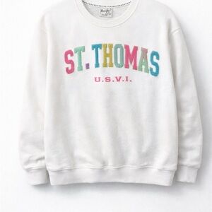 White St. Thomas U.S.V.I. Sweatshirt